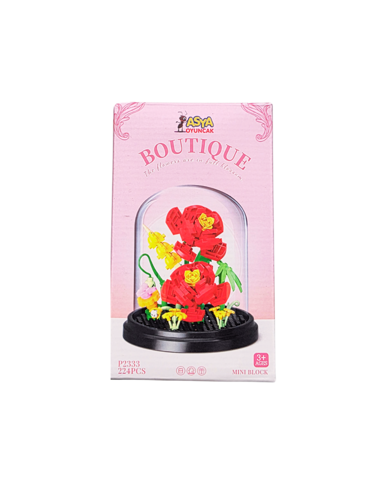 Asya Oyuncak - Boutique Çiçekli Mini Blok Seti